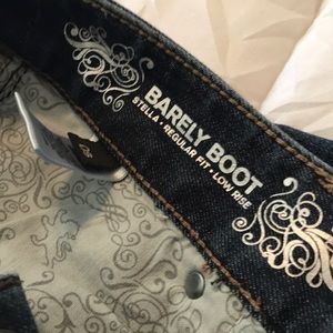 Express 0 short Stella barely boot cut jeans